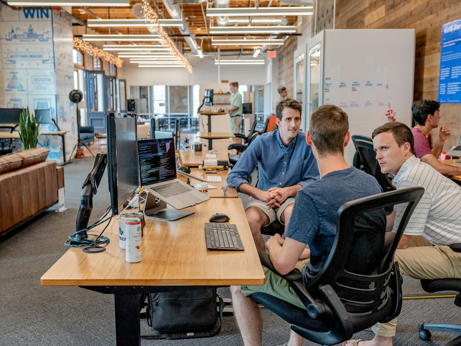 Team planning a client project